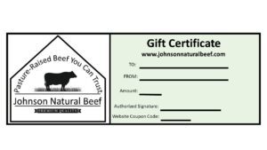 Beef Gift Certificate